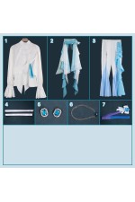 2XXT Cosplay Vtuber Hoshirube Sho NIJISANJI 8th Anniversary SPLASH Cosplay Costume